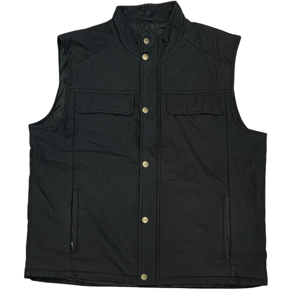 Magellan Outdoors Puffer Hunt
Fishing Vest Coat Mens 2XL Solid Black Classic Fit